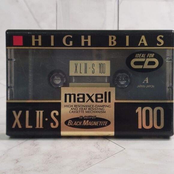 Maxell XLII-S 100 High Bias cassette tape vintage sealed NIP - Picture 1 of 5